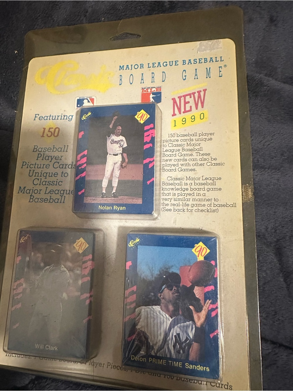 Classic Major League Baseball Board Game Card Pack